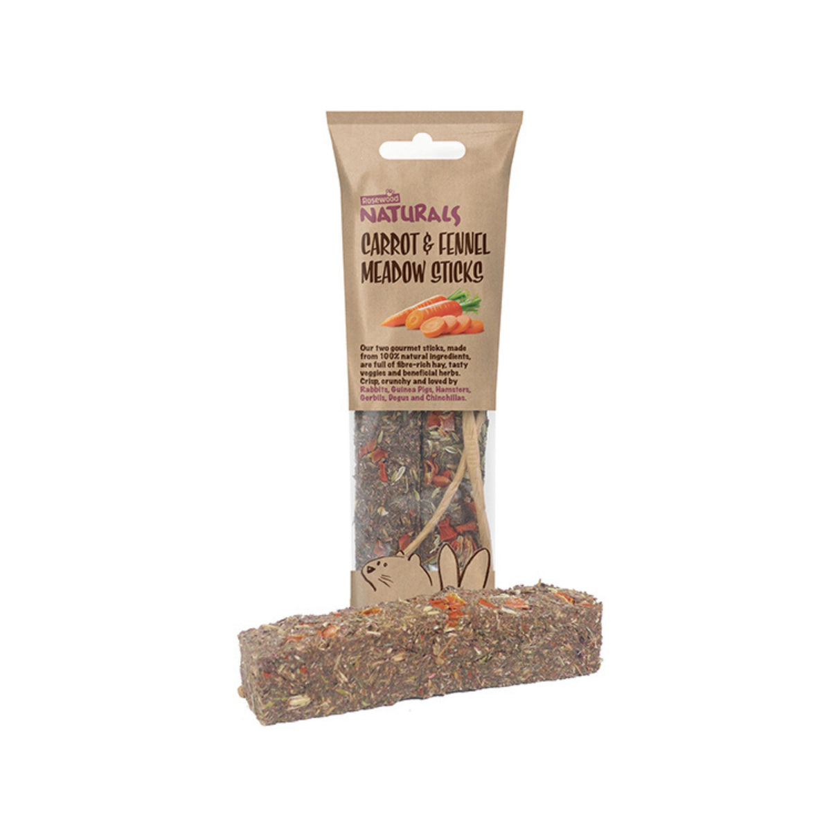 Rosewood Carrot &amp; Fennel Meadow Sticks | Barks &amp; Bunnies