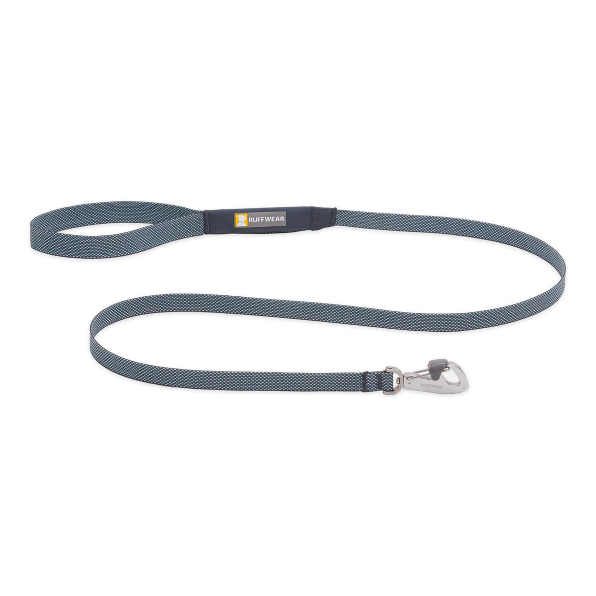 Ruffwear Hi &amp; Light Dog Lead in Basalt Gray, full product shot on white background