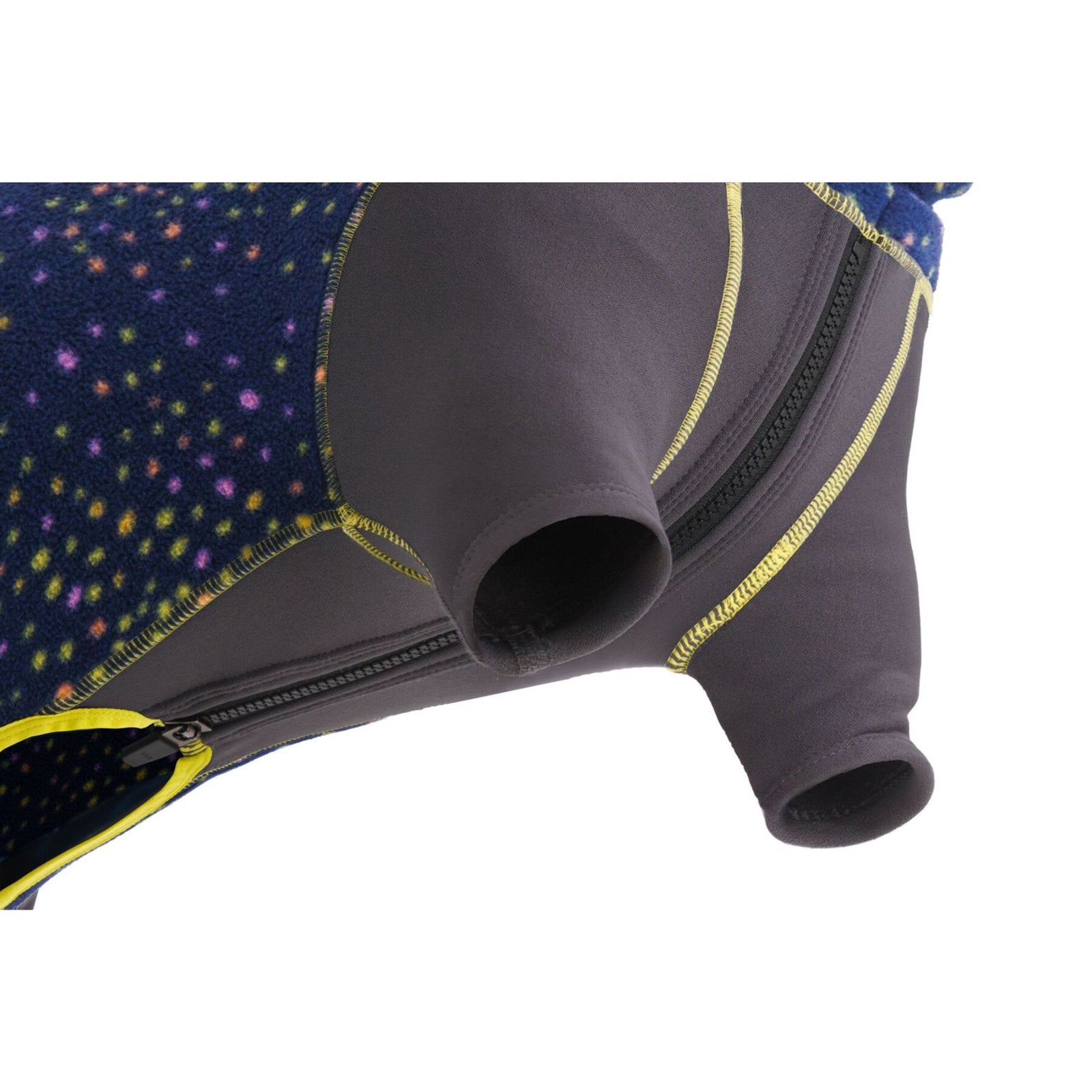 Ruffwear Climate Changer Coverall in Galaxy, full product studio shot, no dog
