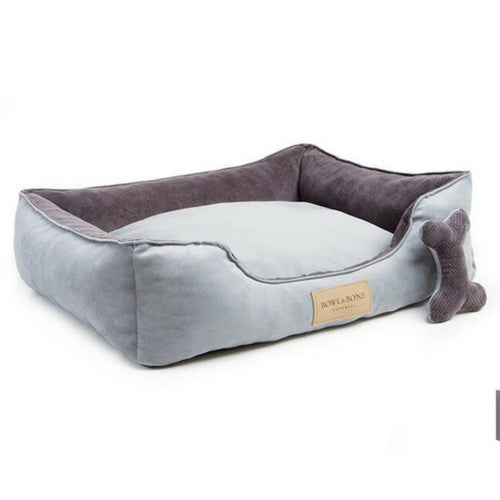 Bowl &amp; Bone Republic Classic Bed Grey, Dog Bed | Barks &amp; Bunnies