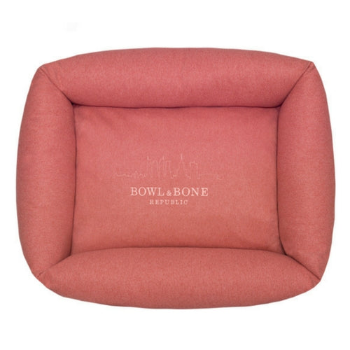 Bowl &amp; Bone Republic Loft Bed Coral, Luxury Dog Bed | Barks &amp; Bunnies