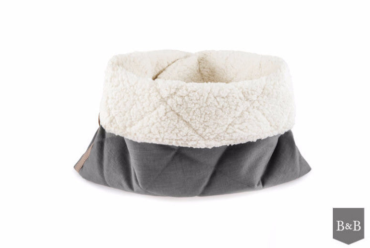 Bowl &amp; Bone Republic Dreamy Bed Silver, Dog Bed | Barks &amp; Bunnies