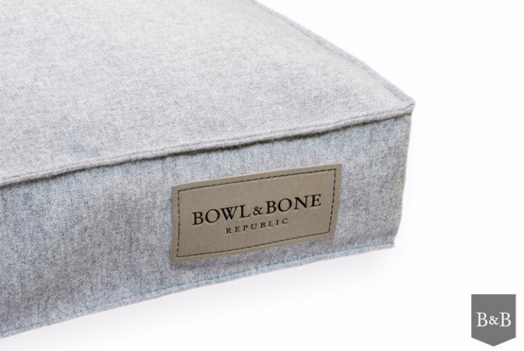 Bowl &amp; Bone Republic Loft Cushion Grey, Dog Bed | Barks &amp; Bunnies