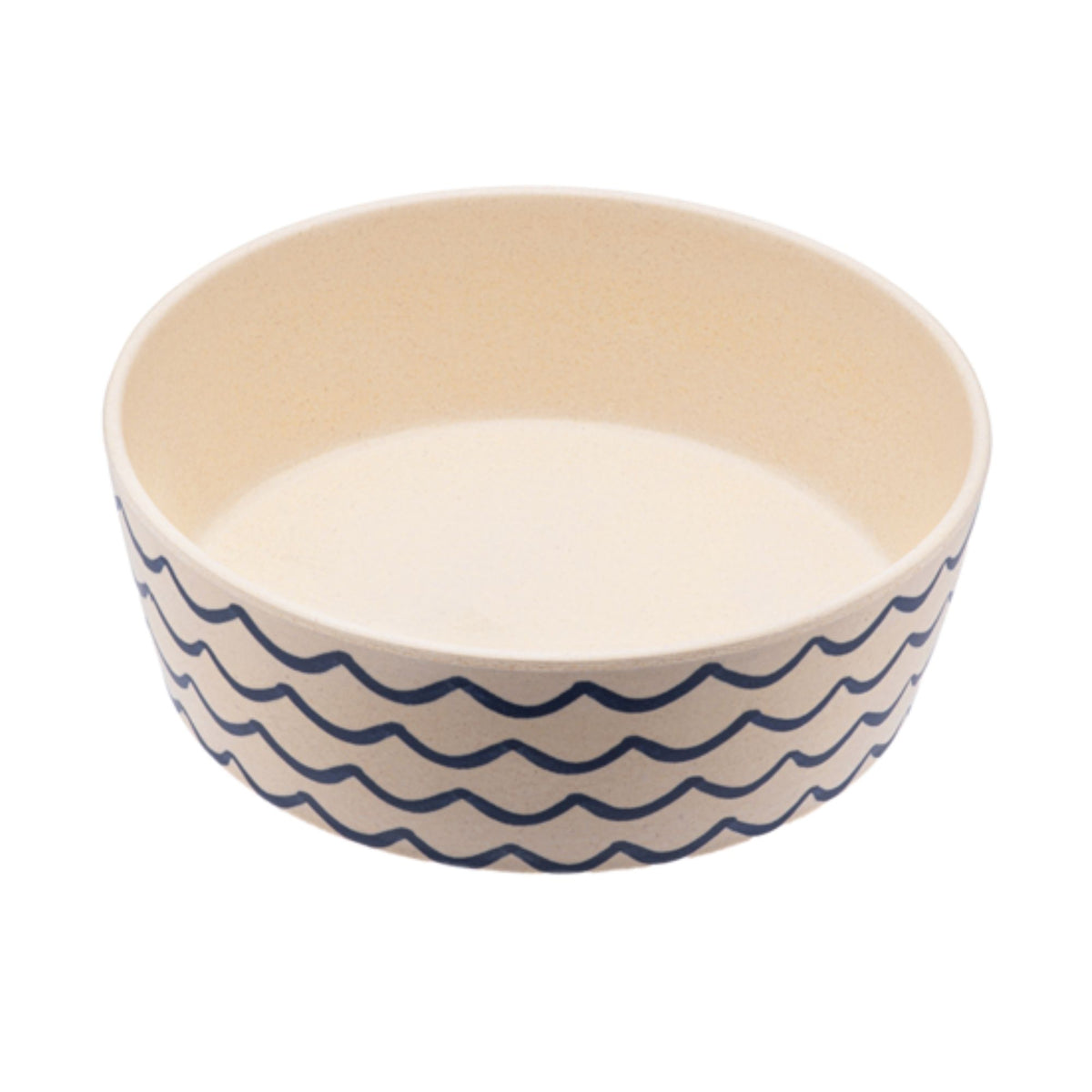 Beco Pets Eco-Friendly Bamboo Dog Pet Bowl Waves | Barks &amp; Bunnies