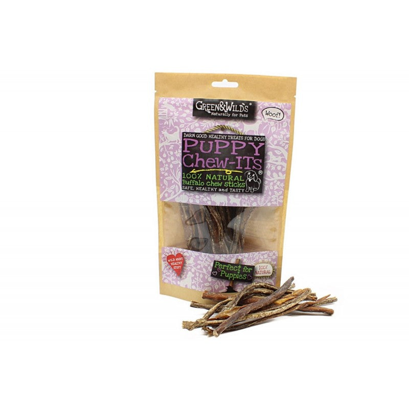 Green &amp; Wilds Puppy Chew-Its, Natural Dog Treat | Barks &amp; Bunnnies